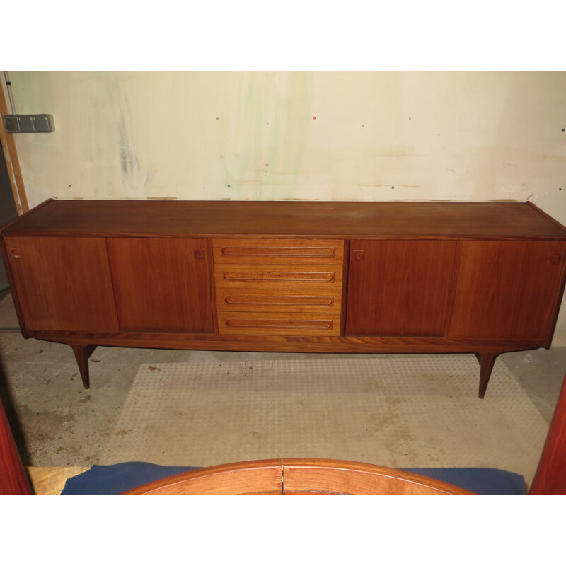 Scandinavian teak sideboard by J.Andersen, 1960s