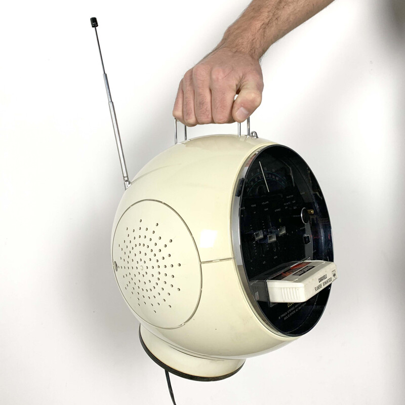 Vintage Space Ball Radio Model 2001 from Weltron, 1970s