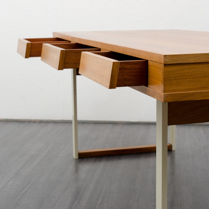 Walnut desk - 1960s