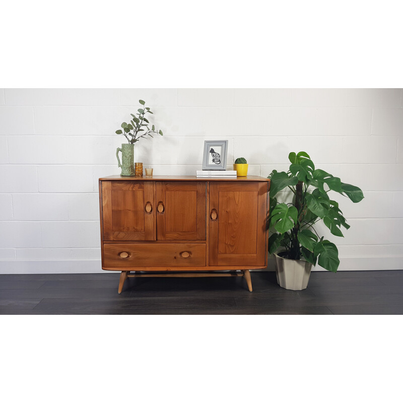 Vintage splay leg sideboard by Lucian Ercolani for Ercol, 1960