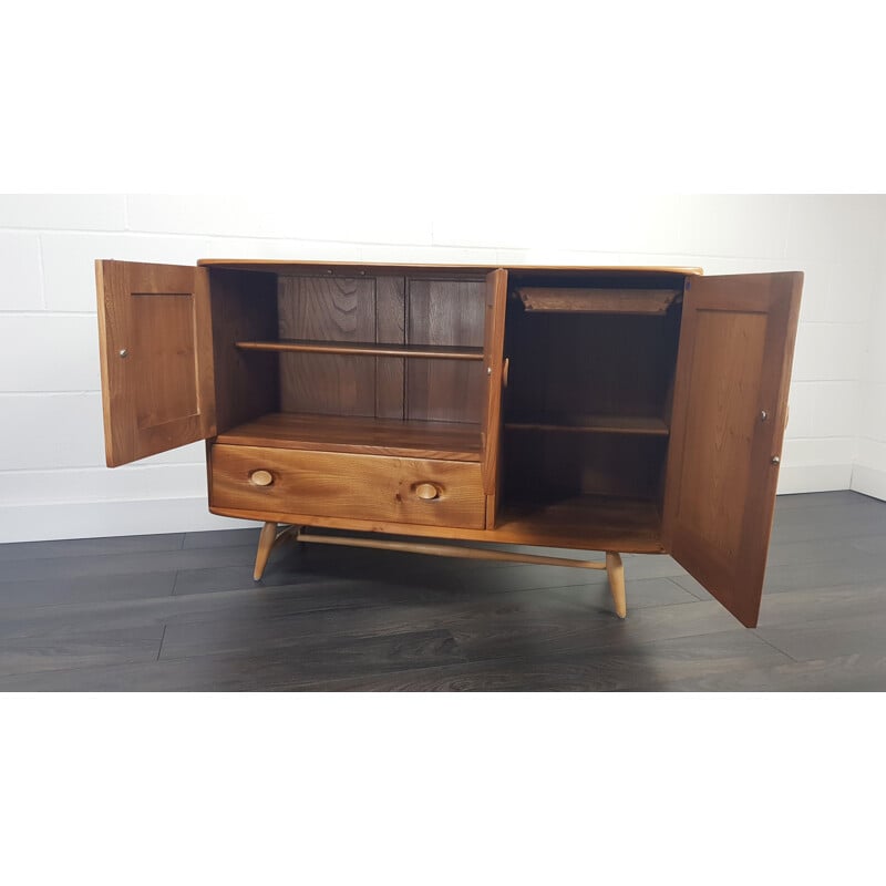 Vintage splay leg sideboard by Lucian Ercolani for Ercol, 1960