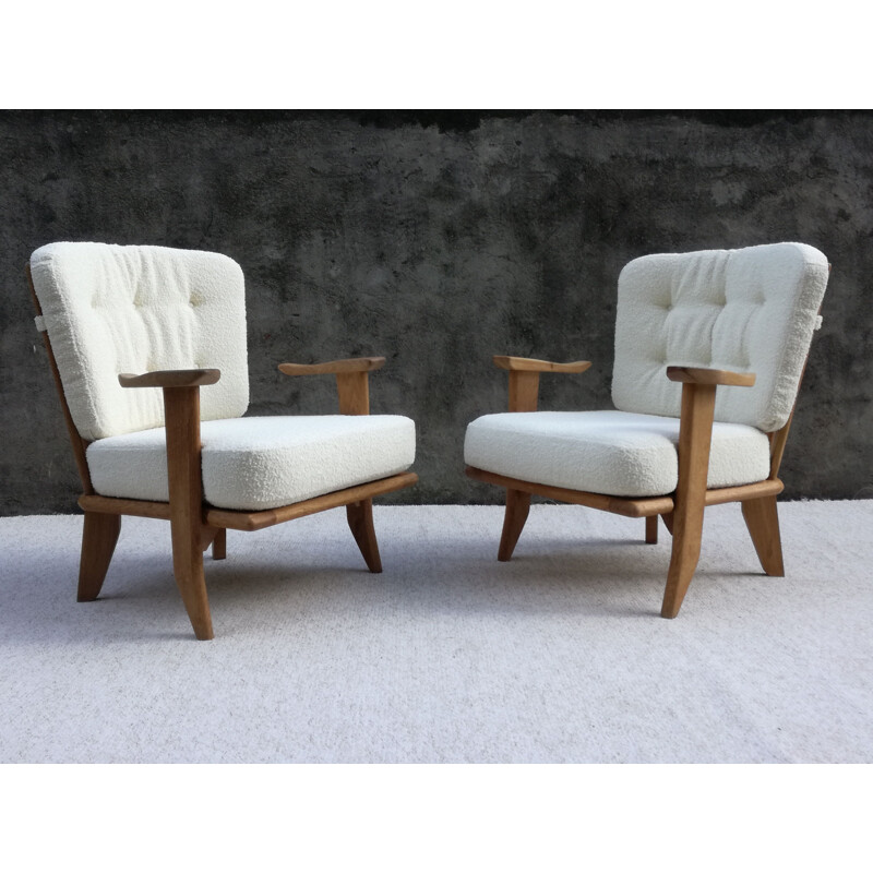 Pair of vintage armchairs by Guillermo and Chambron for Your House 1960