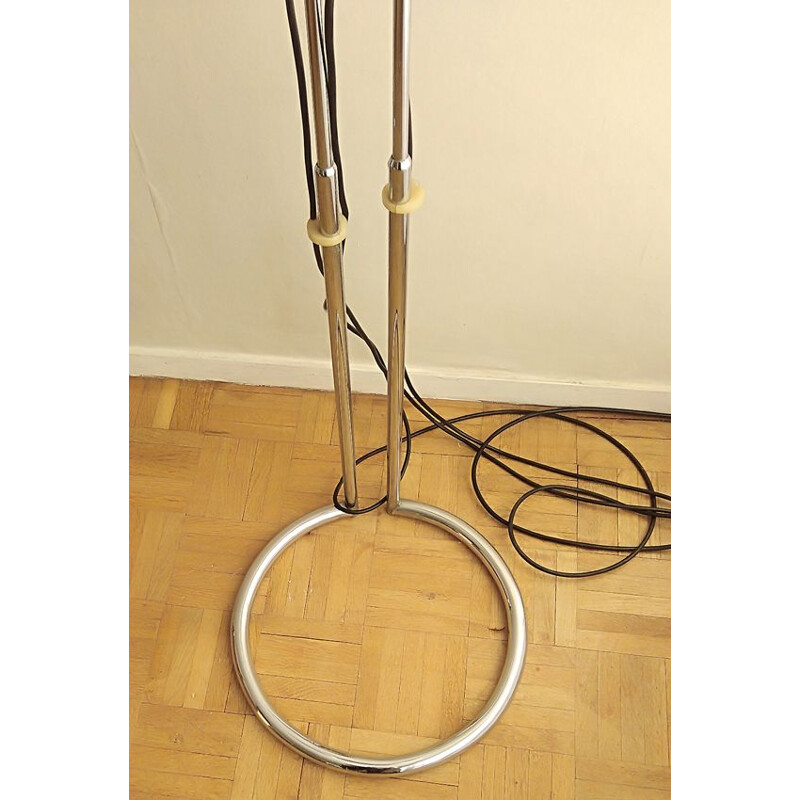 Vintage floor lamp with 3 globes Reggiani edition 1970