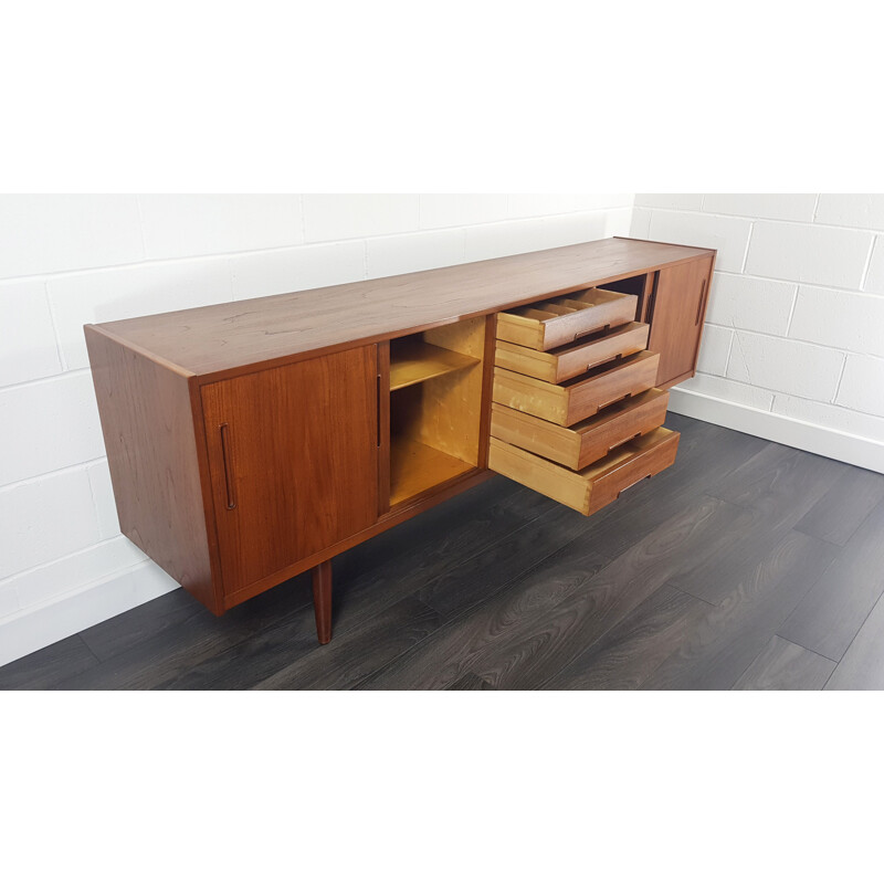 Vintage large teak sideboard by Nils Jonsson for Hugo Troeds, 1960