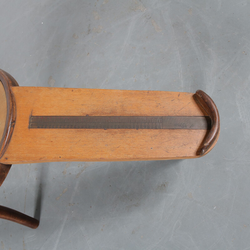 1930s Rare shoe fitting stool, manufactured by Thonet in Germany