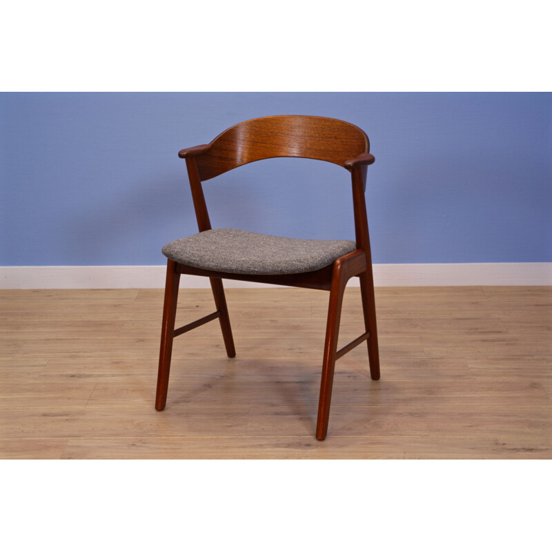 Danish dining chair in teak by Kai Kristiansen for Korup Stolefabrik, 1960s