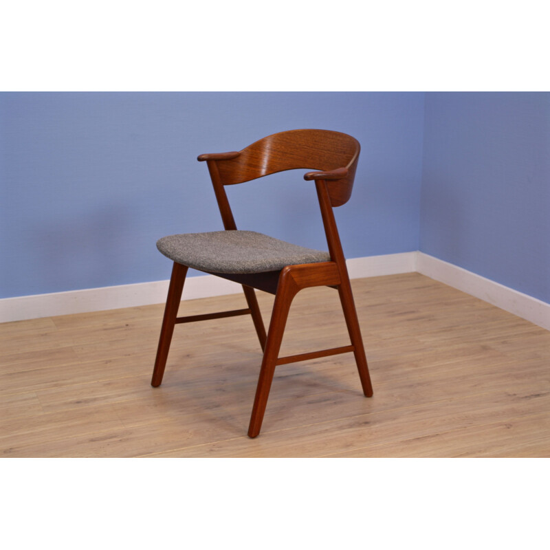 Danish dining chair in teak by Kai Kristiansen for Korup Stolefabrik, 1960s