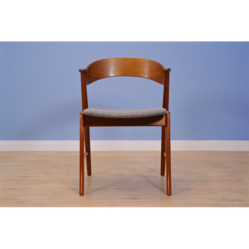 Danish dining chair in teak by Kai Kristiansen for Korup Stolefabrik, 1960s