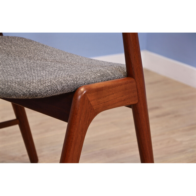 Danish dining chair in teak by Kai Kristiansen for Korup Stolefabrik, 1960s