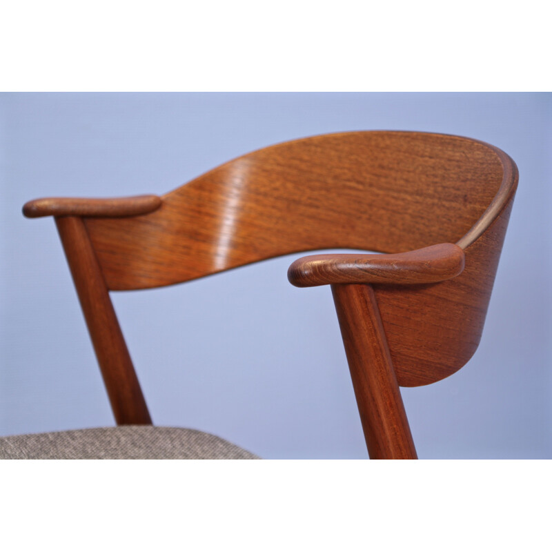 Danish dining chair in teak by Kai Kristiansen for Korup Stolefabrik, 1960s