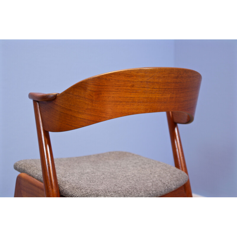 Danish dining chair in teak by Kai Kristiansen for Korup Stolefabrik, 1960s