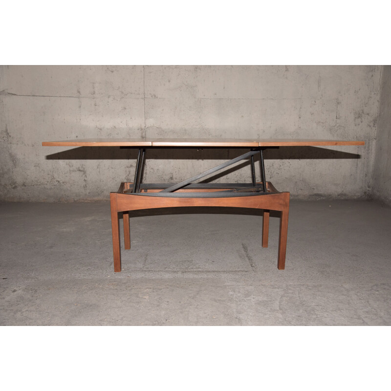 Vintage transformable table by Albert Ducrot for Ducal