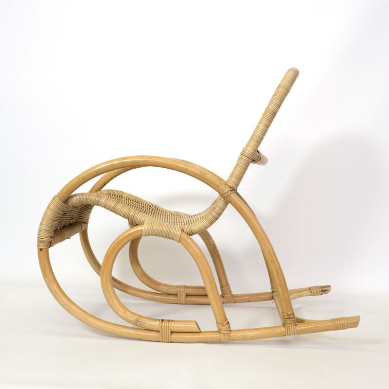 Vintage rocking chair for children, circa 1970