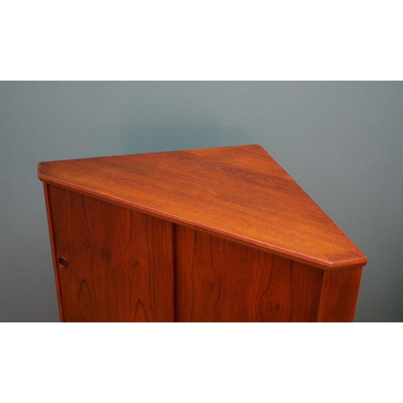 CORNER CABINET VINTAGE TEAK MID-CENTURY