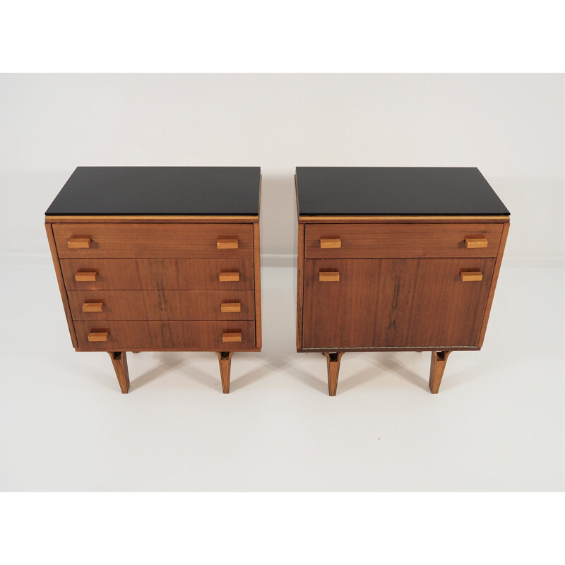 Vintage nightstands 1970s, Set of 2