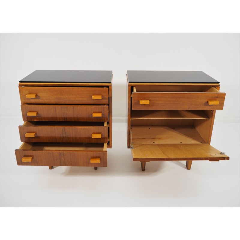 Vintage nightstands 1970s, Set of 2