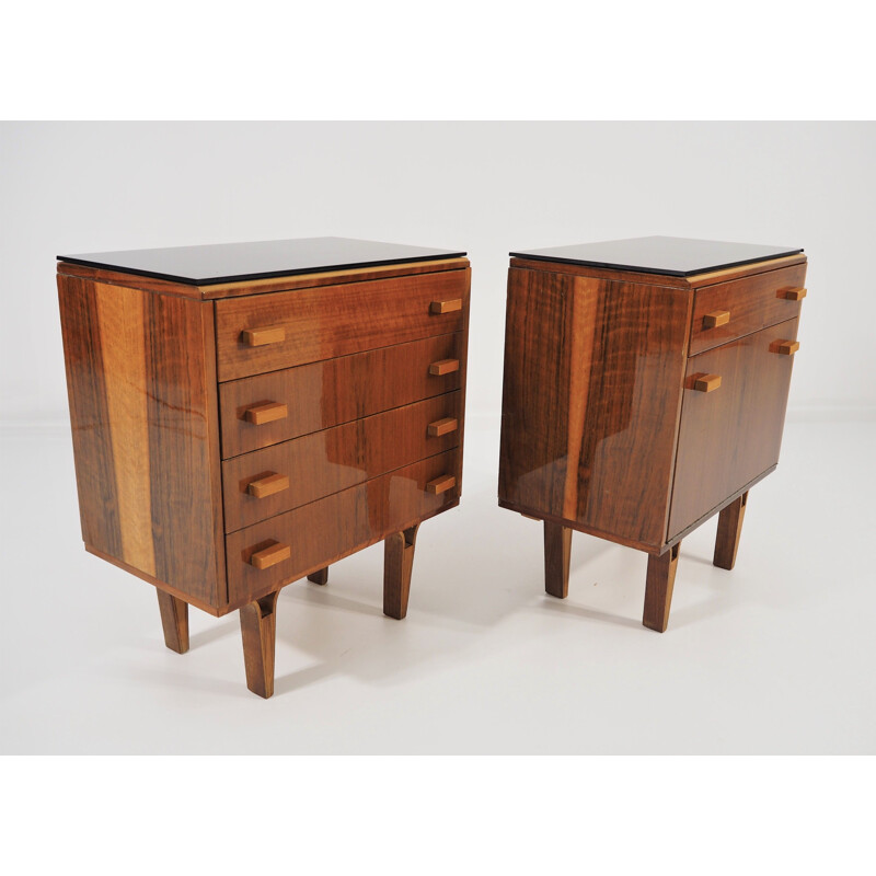 Vintage nightstands 1970s, Set of 2