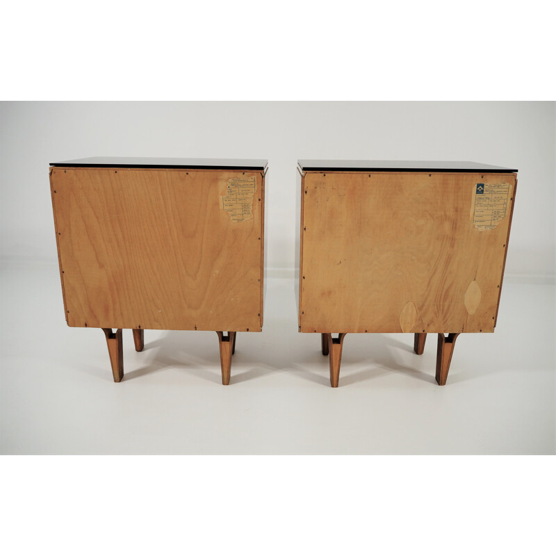 Vintage nightstands 1970s, Set of 2