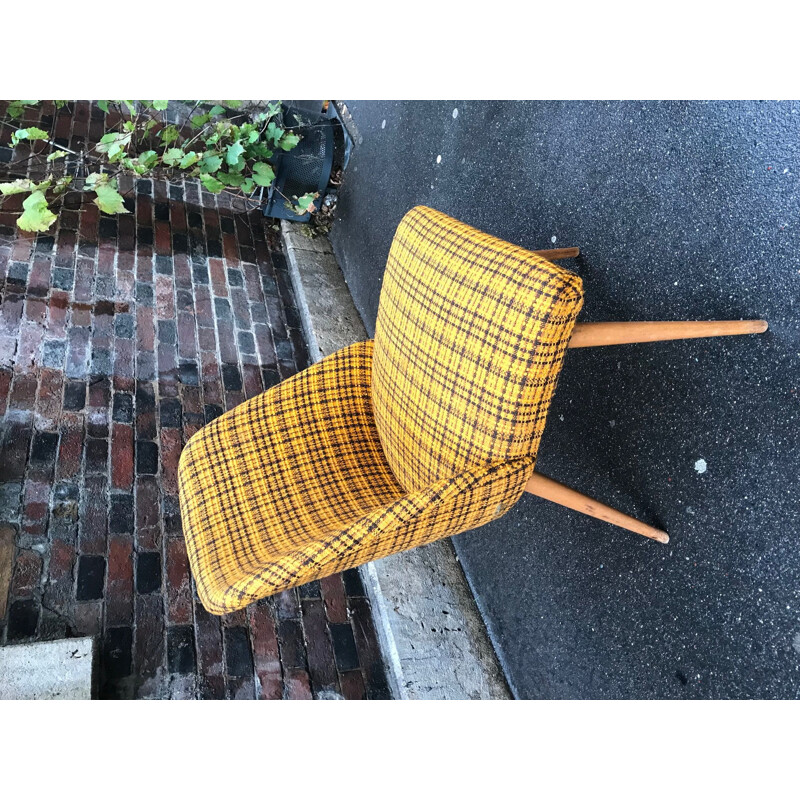 Set of 3 vintage armchairs, Germany, 1960