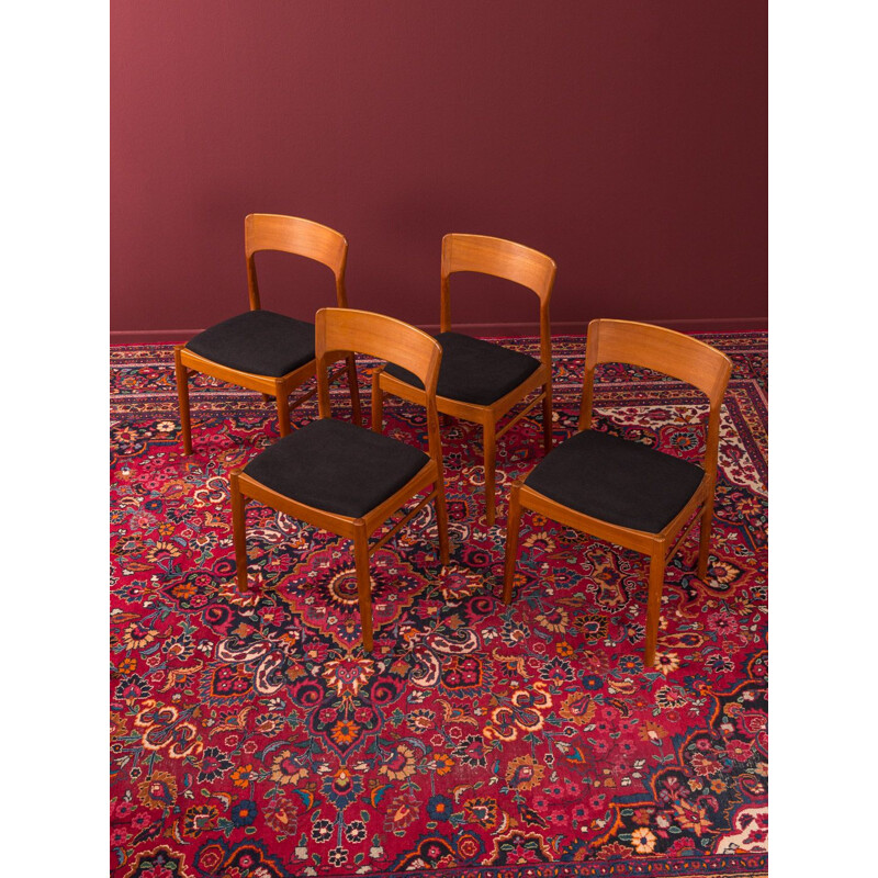 Set of dining chairs by K.S. Møbler from the 1960s