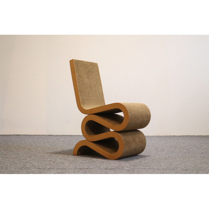 Fauteuil vintage "Wiggle" by Frank Gehry, 1972