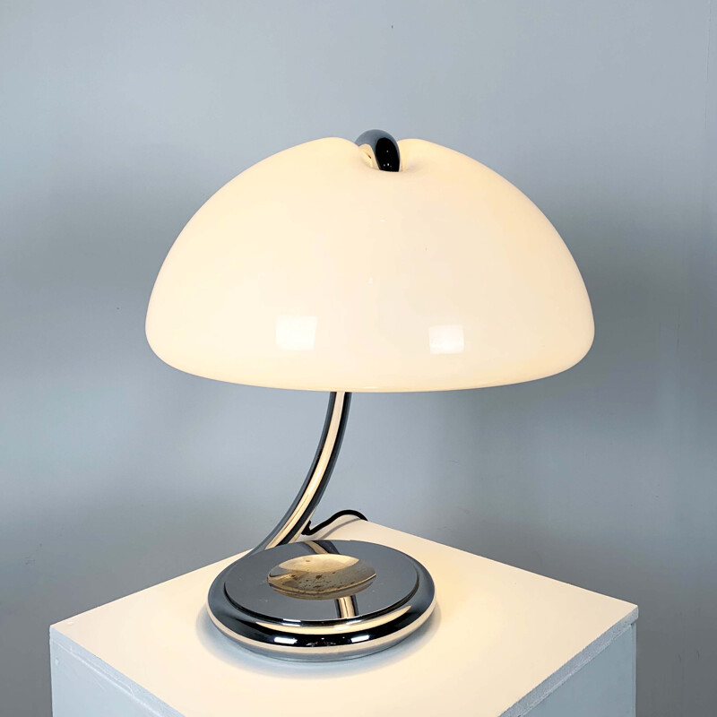 Vintage Serpente Table Lamp by Elio Martinelli for Martinelli Luce, 1970s