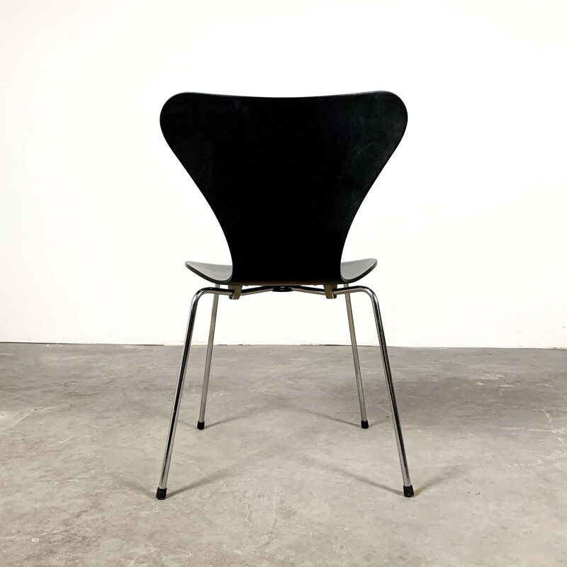 Set of 6 vintage "3107 Butterfly" Chairs by Arne Jacobsen for Fritz Hansen, 1960s