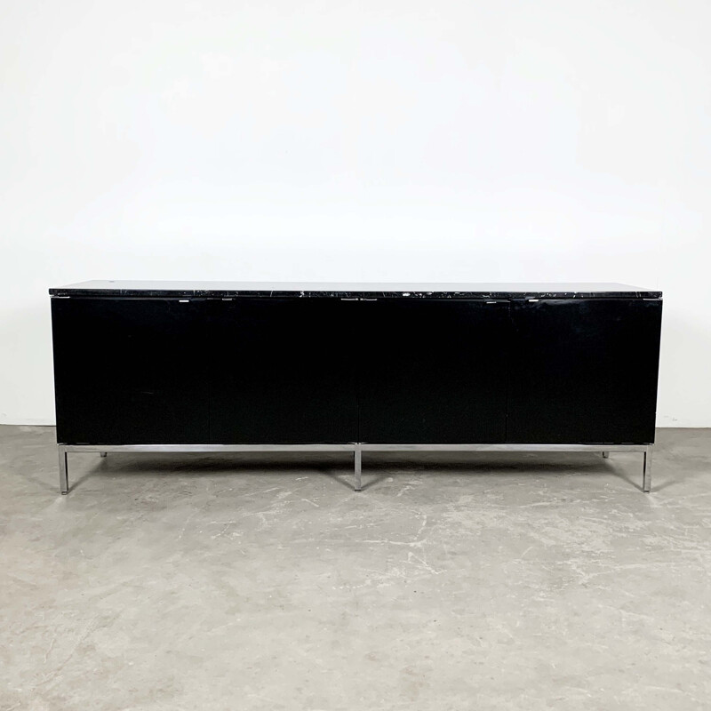 Black Marble Sideboard by Florence Knoll Bassett for Knoll