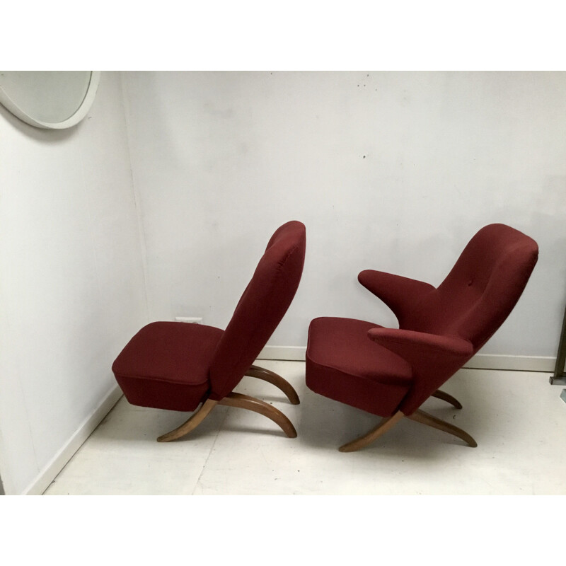 Club Chairs by Theo Ruth for Artifort, 1950s, Set of 2