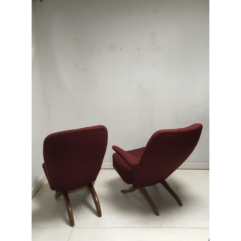 Club Chairs by Theo Ruth for Artifort, 1950s, Set of 2