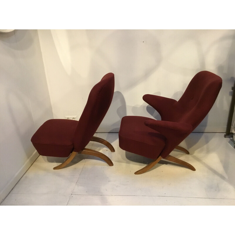 Club Chairs by Theo Ruth for Artifort, 1950s, Set of 2