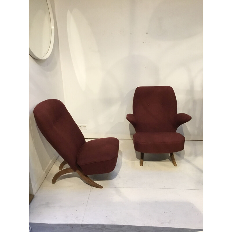 Club Chairs by Theo Ruth for Artifort, 1950s, Set of 2