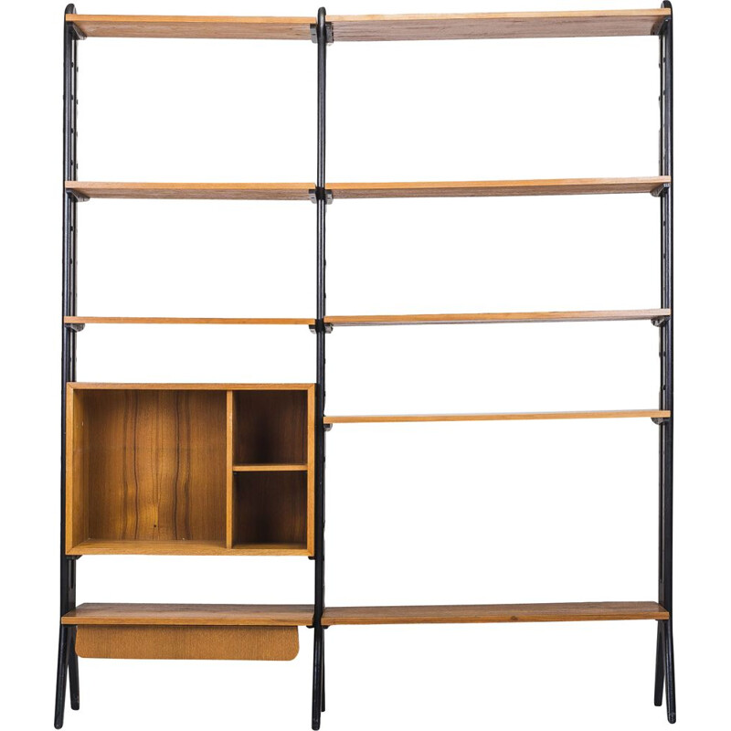 Mid-Century Teak Modular Shelf, 1960s