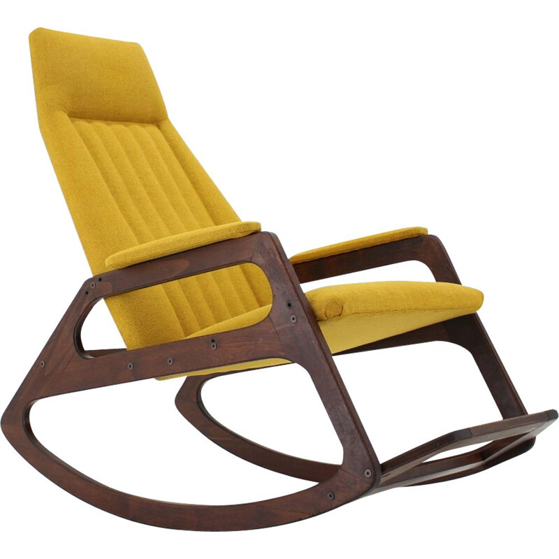 1960  Rocking Chair by ULUV Czechoslovakia