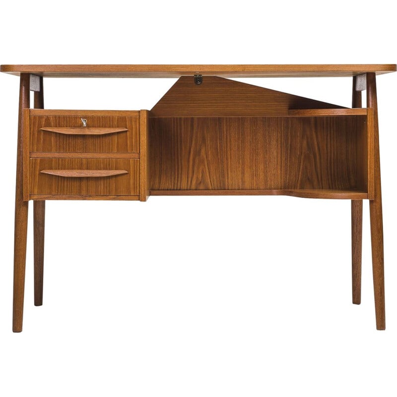 Teak Desk by Gunnar Nielsen Tibergaard, 1960s