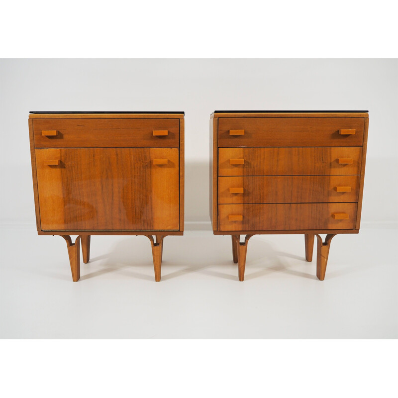 Vintage nightstands 1970s, Set of 2