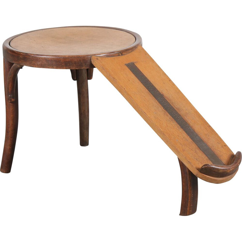 1930s Rare shoe fitting stool, manufactured by Thonet in Germany