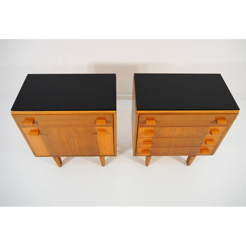 Vintage nightstands 1970s, Set of 2