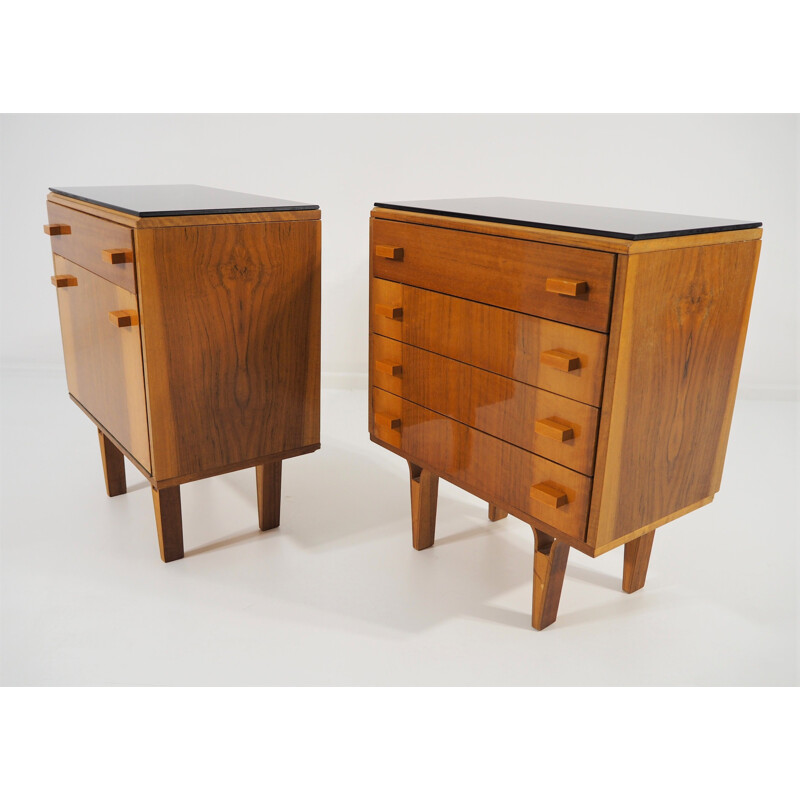 Vintage nightstands 1970s, Set of 2