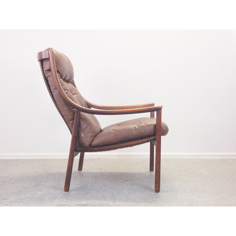 Chaise lounge vintage scandinave, 1970