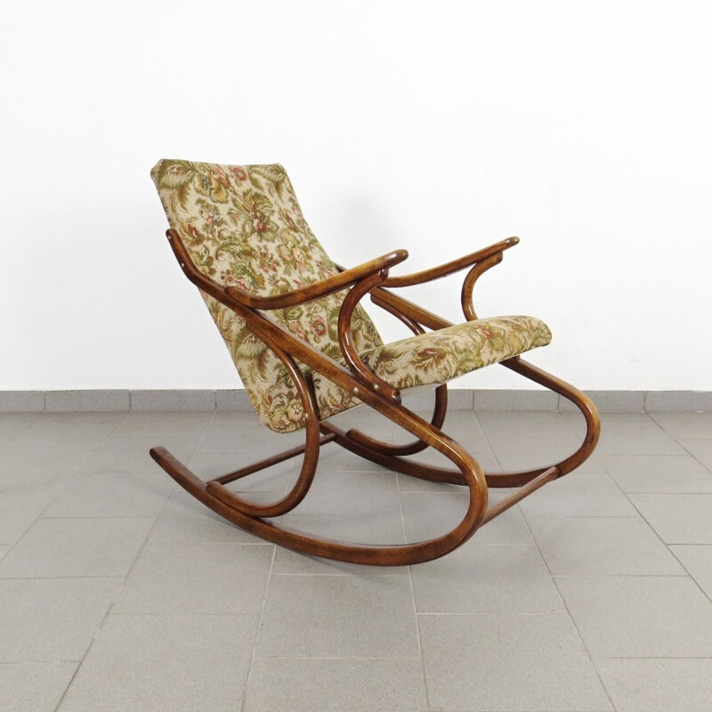 Vintage rocking chair by Antonin Suman, Czechoslovakia, 1960