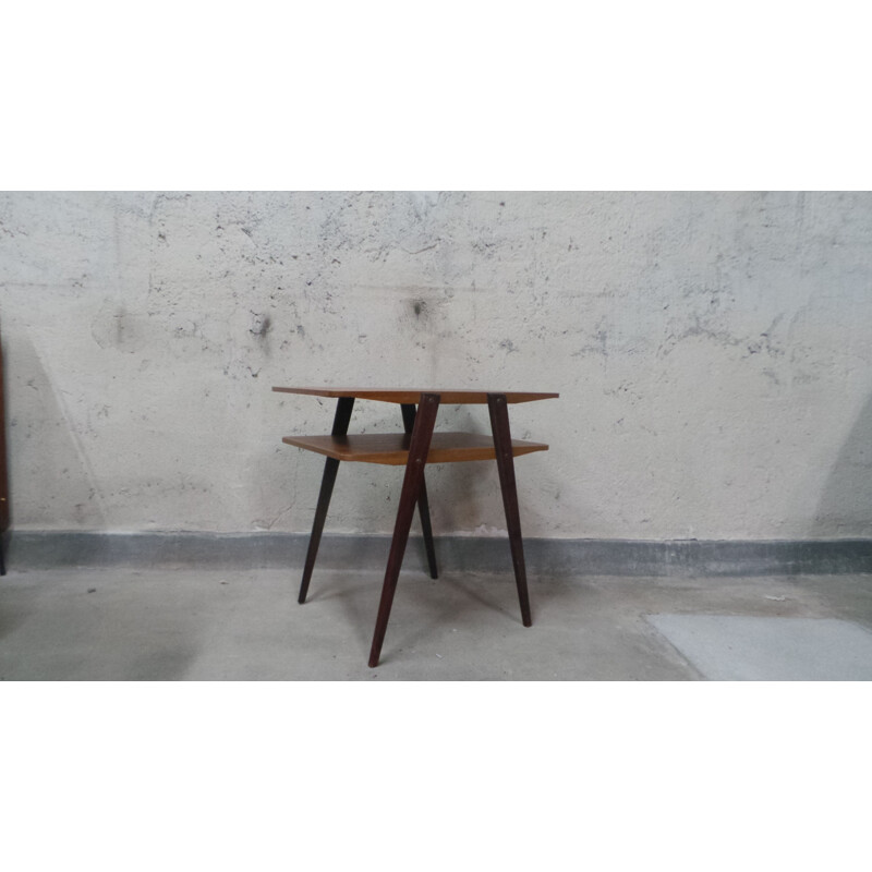 Mid Century teak bedside table 1970