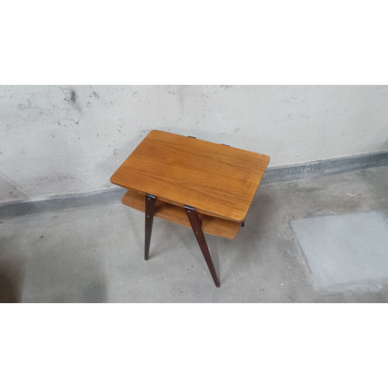 Mid Century teak bedside table 1970