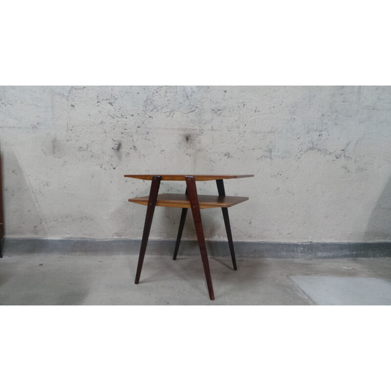 Mid Century teak bedside table 1970