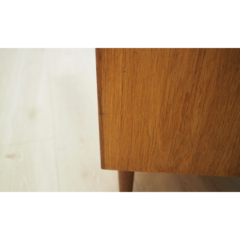 Vintage oak chest of drawers, Denmark, 1960-70s