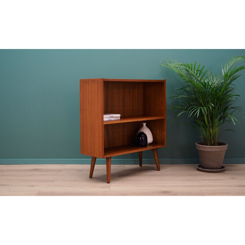 BOOKCASE TEAK VINTAGE 60 70 DANISH DESIGN