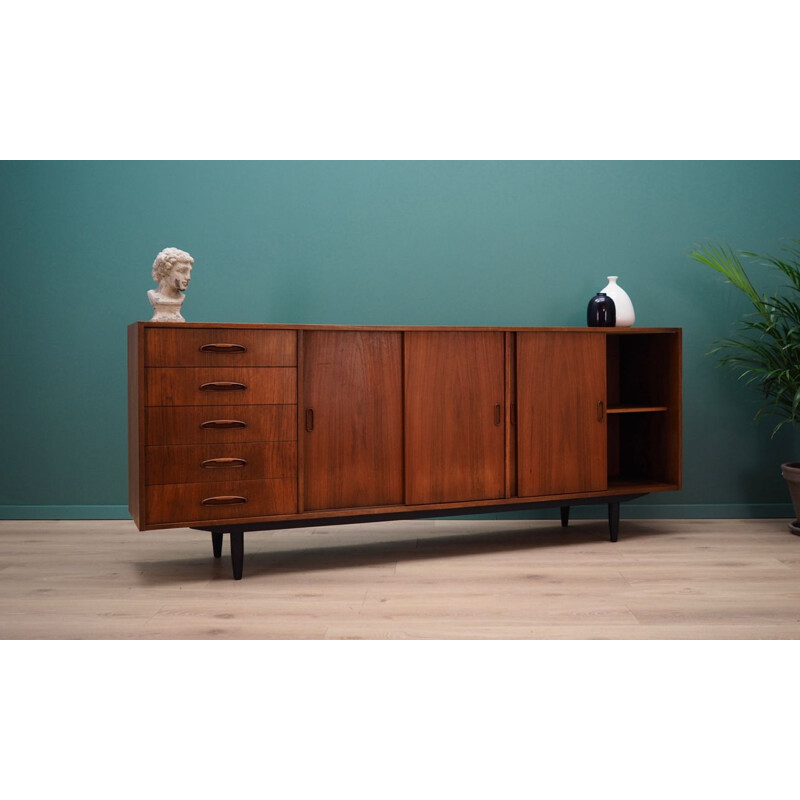 Vintage teak sideboard, Denmark, 1960-70s