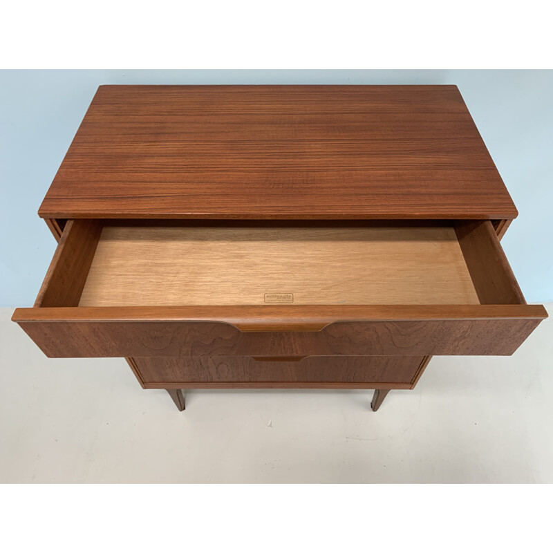 Vintage teak chest of drawers by Frank Guille for Austinsuite, 1960s