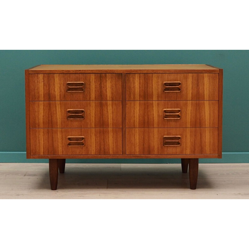 Vintage chest of drawers in teak by Niels J. Thorso, 1960-70s