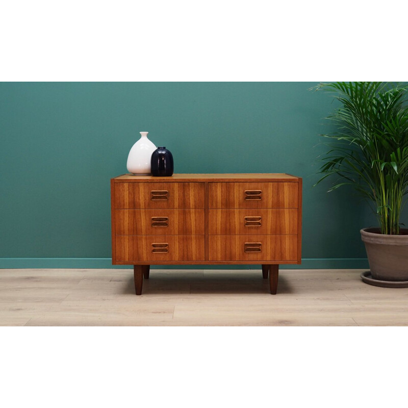 Vintage chest of drawers in teak by Niels J. Thorso, 1960-70s